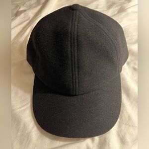 UNIQLO UV Protection Cap Hat (Wool-like) Real Leather
